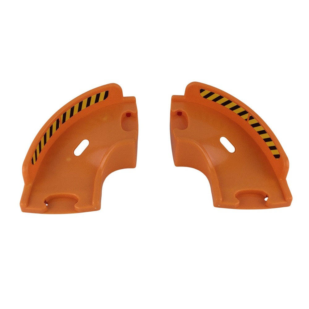 VTech Go Go Smart Wheels Track 2pc Orange Curved Bridge Ramp 30193/30194